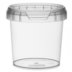 Verpackungsbecher aus Plastik rund Verschluss 155ml Ø6,9 (480 Einh.)
