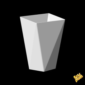 Plastikbecher "Diamond" weiß 150 ml (240 Stück)