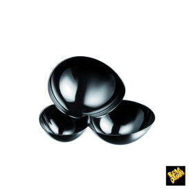 Plastikschüssel "Molecola" Schwarz 100ml (25 Einh.)