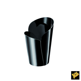 Plastikbecher "Blossom" Schwarz 90ml (300 Stück)