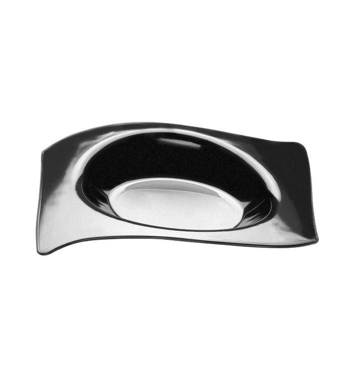 Plastikteller "Flat" Schwarz 8x6,6 cm (50 Stück) Plastikteller "Flat" Schwarz 8x6,6 cm (50 Stück)