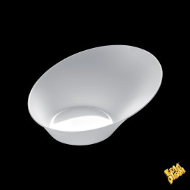 Plastikschüssel "Sodo" weiß 50 ml (50 Stück)