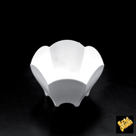 Plastikschüssel "Tulip" weiß 70 ml (25 Stück)