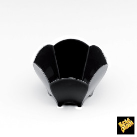 Plastikschüssel "Tulip" Schwarz 70 ml (25 Stück)