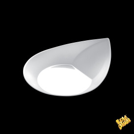 Plastikteller "Smart" weiß 8,6x7,1 cm (500 Stück)