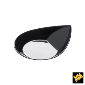 Plastikteller "Smart" Schwarz 8,6x7,1 cm (500 Stück)
