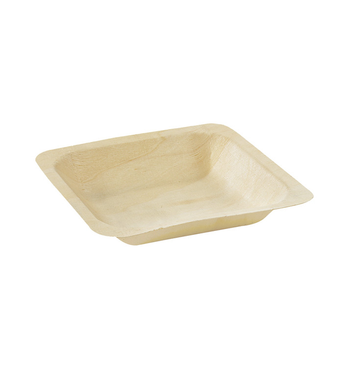 Teller aus holz Scandinavian 140x140x25mm Teller aus holz Scandinavian 140x140x25mm