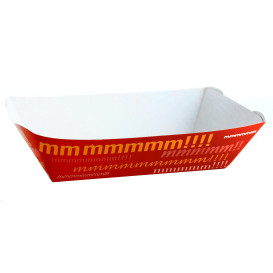 Pommesschale Pappe 780ml 21x15x5cm 