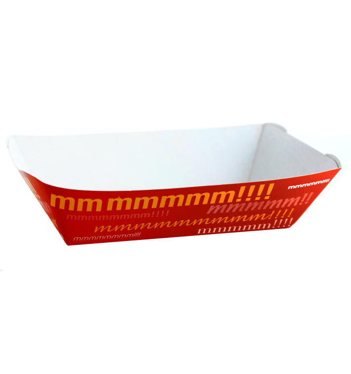 Pommesschale Pappe 780ml 21x15x5cm Pommesschale Pappe 780ml 21x15x5cm