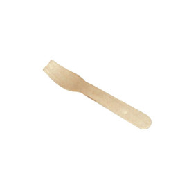 Kleiner Holzlöffel für Dessert 95mm (100 Stück)