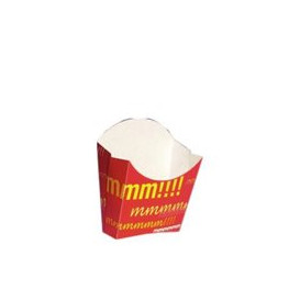 Envase Carton Fritas Pequeñas 8,2x3x1x9cm (Paq. 50 uds)