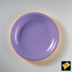 Plastikteller Flach Weiß Ø220mm (50 Stück)