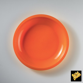 Plastikteller Flach Weiß Ø220mm (300 Stück)