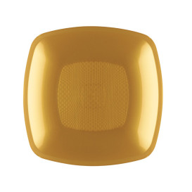 Plastikteller Tiefe Gold 180mm (144 Stück)