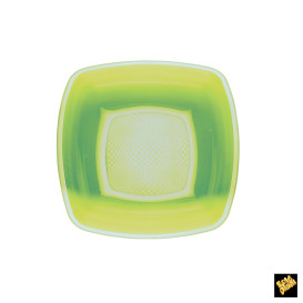 Plastikteller Tiefe Grasgrün PP 180mm (150 Stück)