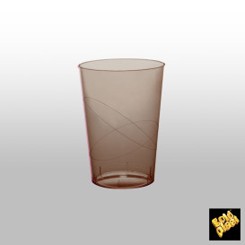 Becher aus Hartplastik Fuchsie Transp. PS 200ml (50 Stück)