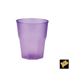 Becher aus Hartplastik Orange PP 250ml (20 Stück)