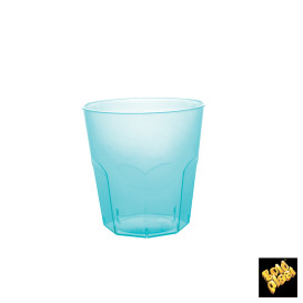 Plastikbecher Türkis Transp. PS Ø73mm 220ml (50 Stück)