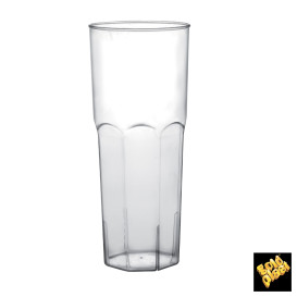 Plastikbecher Long Drink Transp. PP Ø65mm 350ml (10 Stück)