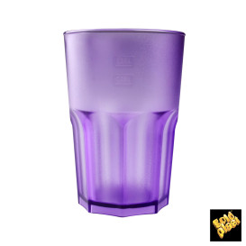 Plastikbecher Orange Transp. SAN 400ml (5 Stück)