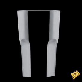 Plastikbecher Transparent SAN Ø85mm 400ml (5 Stück)