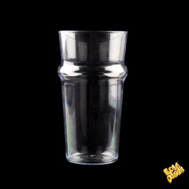 Plastikbecher für Bier Transp. SAN Ø85mm 568ml (6 Stück)