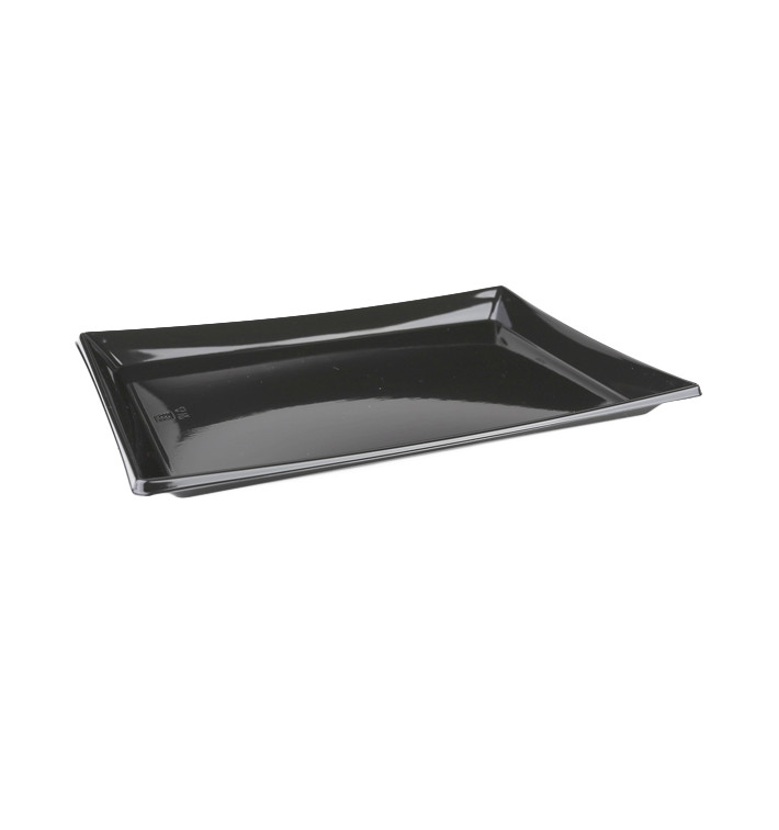 Plastikplatte rechteckig schwarz 16x22cm (50 Stück) Plastikplatte rechteckig schwarz 16x22cm (50 Stück)