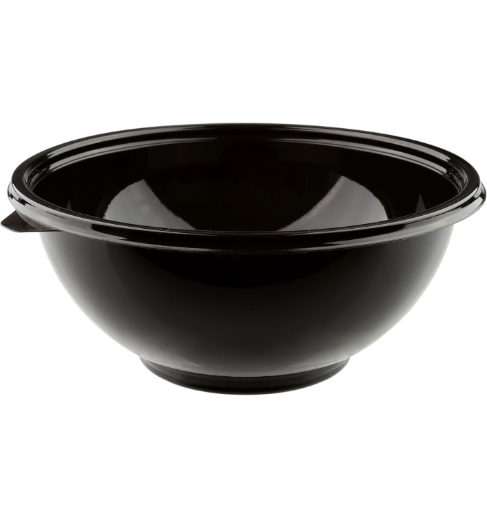 Salatschale aus Plastik Schwarz PET 1150ml (360 Stück) Salatschale aus Plastik Schwarz PET 1150ml (360 Stück)