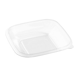 Salatschale aus Plastik Viereckig PET 500ml (50 Stück)