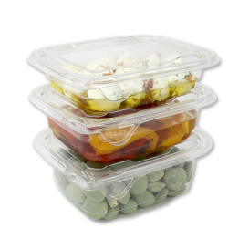 Salatschale aus Plastik 140x120x40mm PET 375ml (84 Stück)