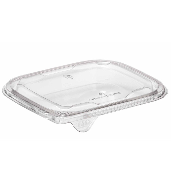 Deckel Flach für Plastiksalatschale PET 12x12cm (1000 Stück)