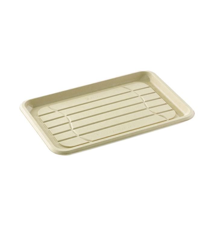 Tablett Zuckerrohr 196x147x27mm (50 Stück) Tablett Zuckerrohr 196x147x27mm (50 Stück)