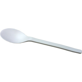 Löffel Bio PLA Weiß 155mm (50 Stück)