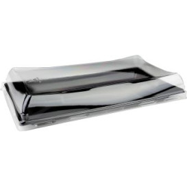 Plastikdeckel Transparent rechteckig 325x265mm (25 Stück)