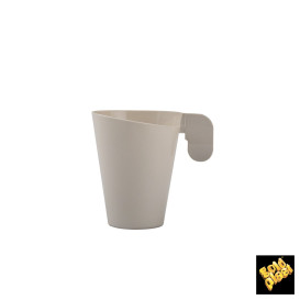 Plastiktasse Design Creme 72ml (12 Stück)