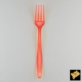 Creme Plastikgabel 190mm (50 Stück)