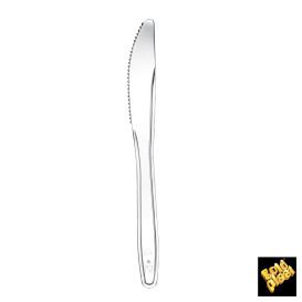 Transparent Plastikgabel 175mm (100 Stück)