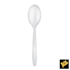 weiß Plastiklöffel 175mm (100 Stück)