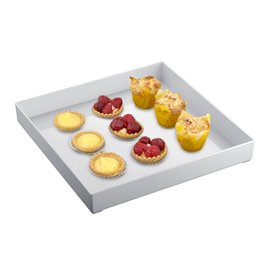 Plastiktablett Präsentation Tray Transp. 30x30cm (1 Stück)