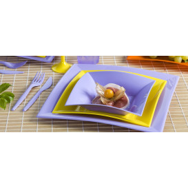 Plastikteller Flach Flieder Nice PP 180mm (25 Stück)