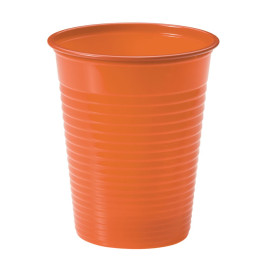 Plastikbecher Orange PS 200ml (1500 Stück)