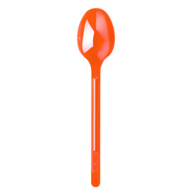 Plastiklöffel Orange PS 175mm (20 Stück)