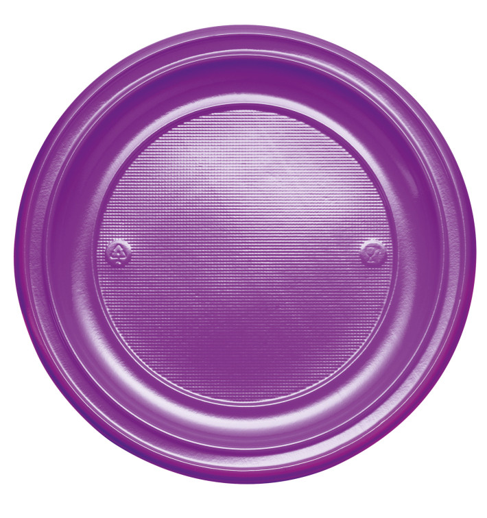 Plastikteller Flach Violett PS 220mm (30 Stück) Plastikteller Flach Violett PS 220mm (30 Stück)