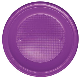 Plastikteller Tief Violett PS 220mm (600 Stück)