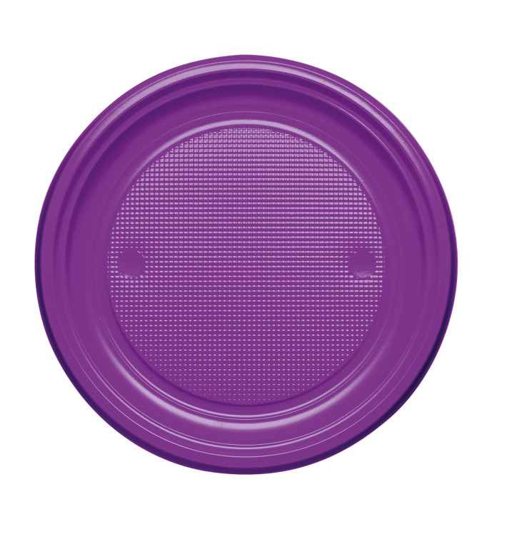 Plastikteller Flach Violett PS 170mm (50 Stück) Plastikteller Flach Violett PS 170mm (50 Stück)