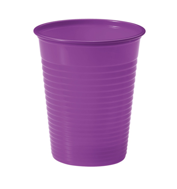 Plastikbecher Violett PS 200ml (50 Stück)