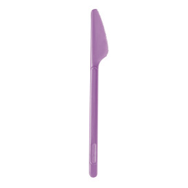 Plastiklöffel Violett PS 175mm (20 Stück)