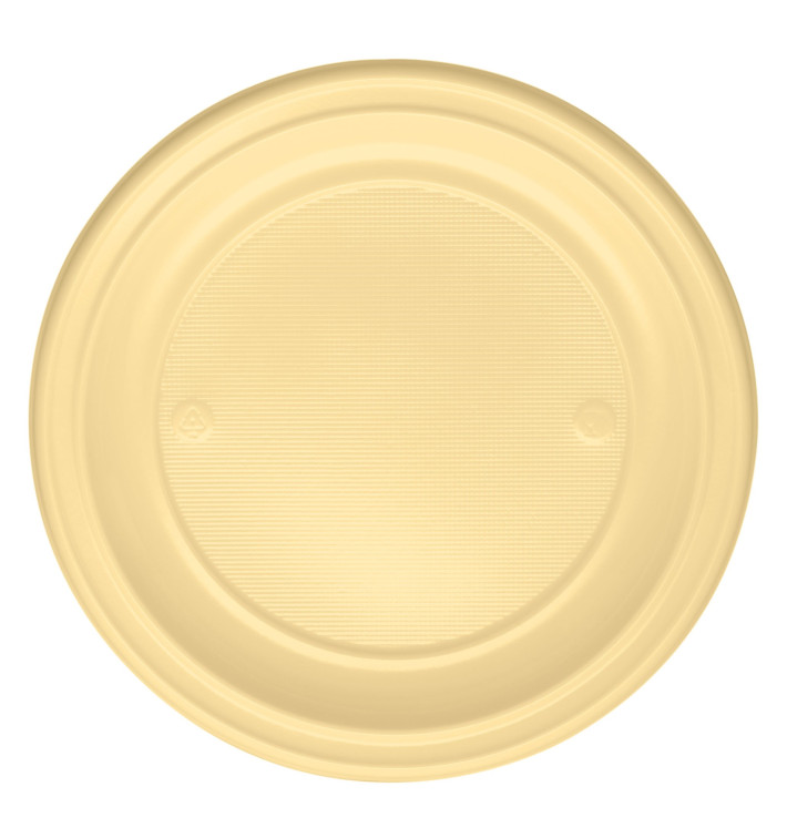 Plastikteller flach Creme PS 220mm (780 Stück) Plastikteller flach Creme PS 220mm (780 Stück)