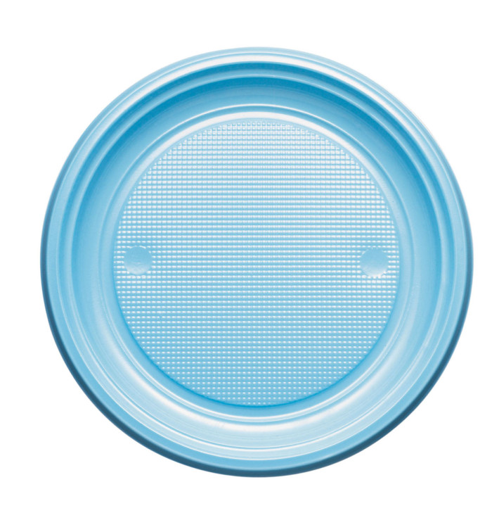 Plastikteller Flach Dunkelblau PS 170mm (1100 Stück) Plastikteller Flach Dunkelblau PS 170mm (1100 Stück)