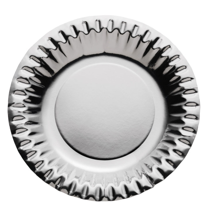 Pappteller Rund Silber 180mm (10 Stück) Pappteller Rund Silber 180mm (10 Stück)
